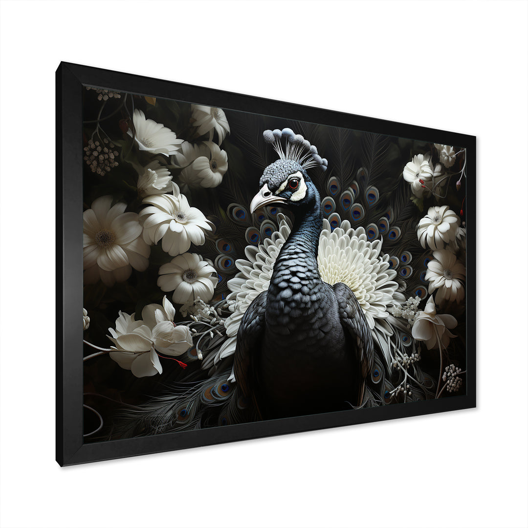 Mystical Peacock Gaze - Peacock Wall Art Prints