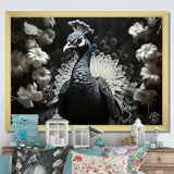 Mystical Peacock Gaze - Peacock Wall Art Prints