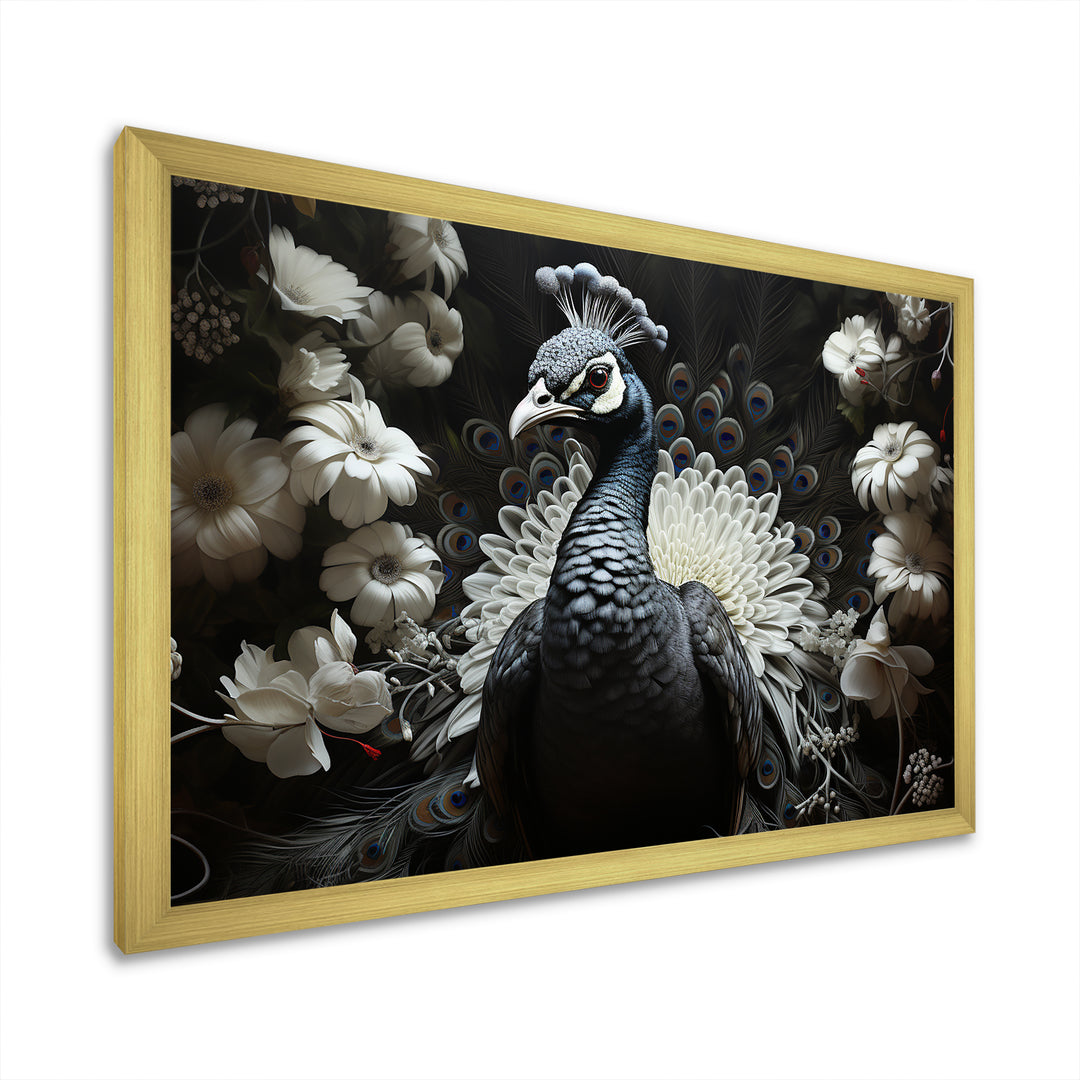 Mystical Peacock Gaze - Peacock Wall Art Prints