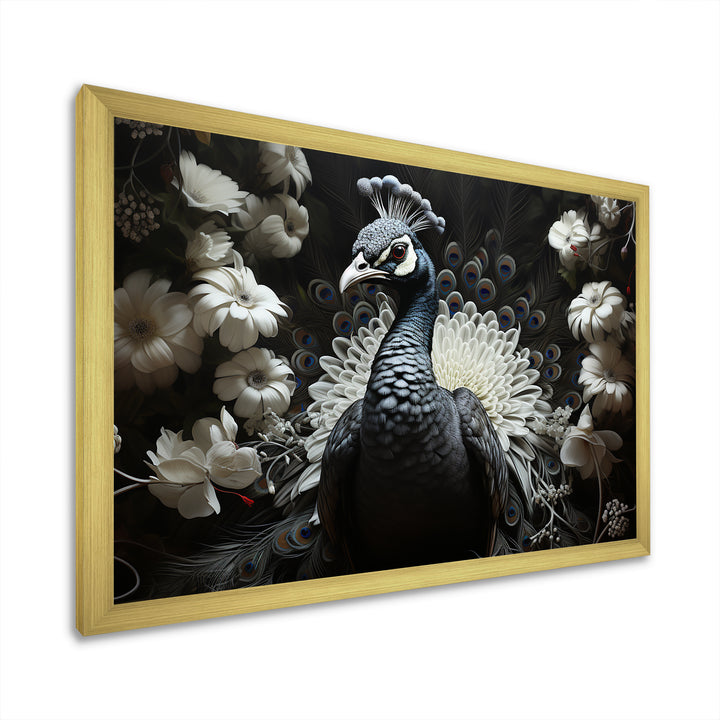 Mystical Peacock Gaze - Peacock Wall Art Prints