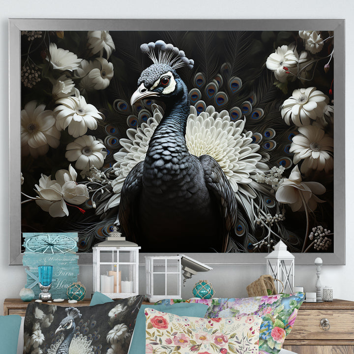 Mystical Peacock Gaze - Peacock Wall Art Prints