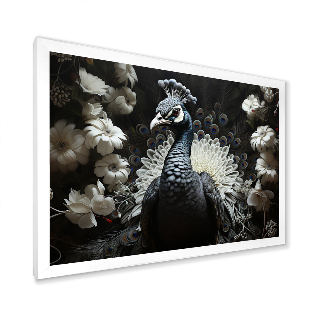 Mystical Peacock Gaze - Peacock Wall Art Prints
