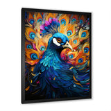 Peacocks Royal Plumage - Peacock Framed Canvas Art