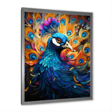 Peacocks Royal Plumage - Peacock Framed Canvas Art