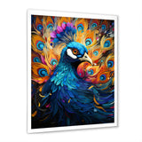 Peacocks Royal Plumage - Peacock Framed Canvas Art