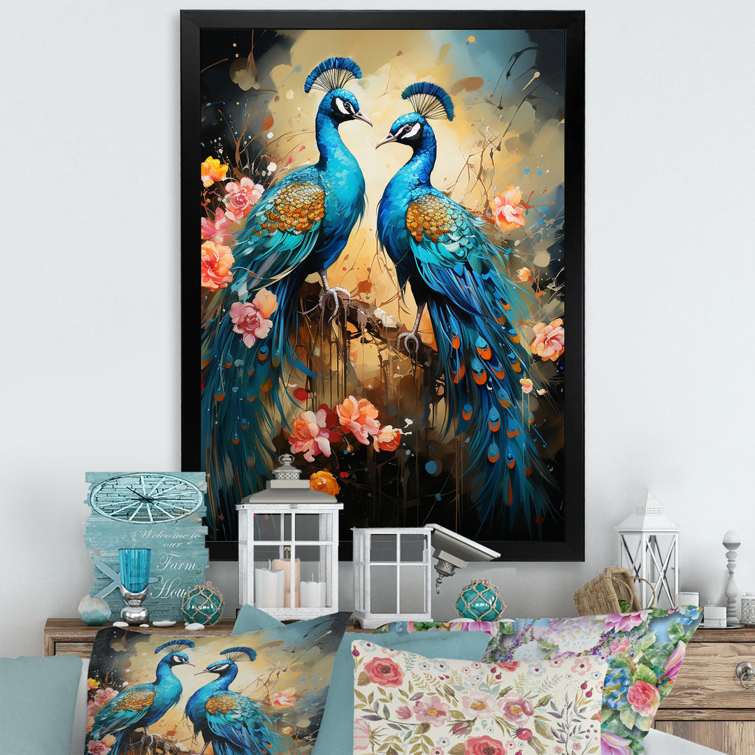 Peacock S Graceful Elegance - Peacock Home Decor Art