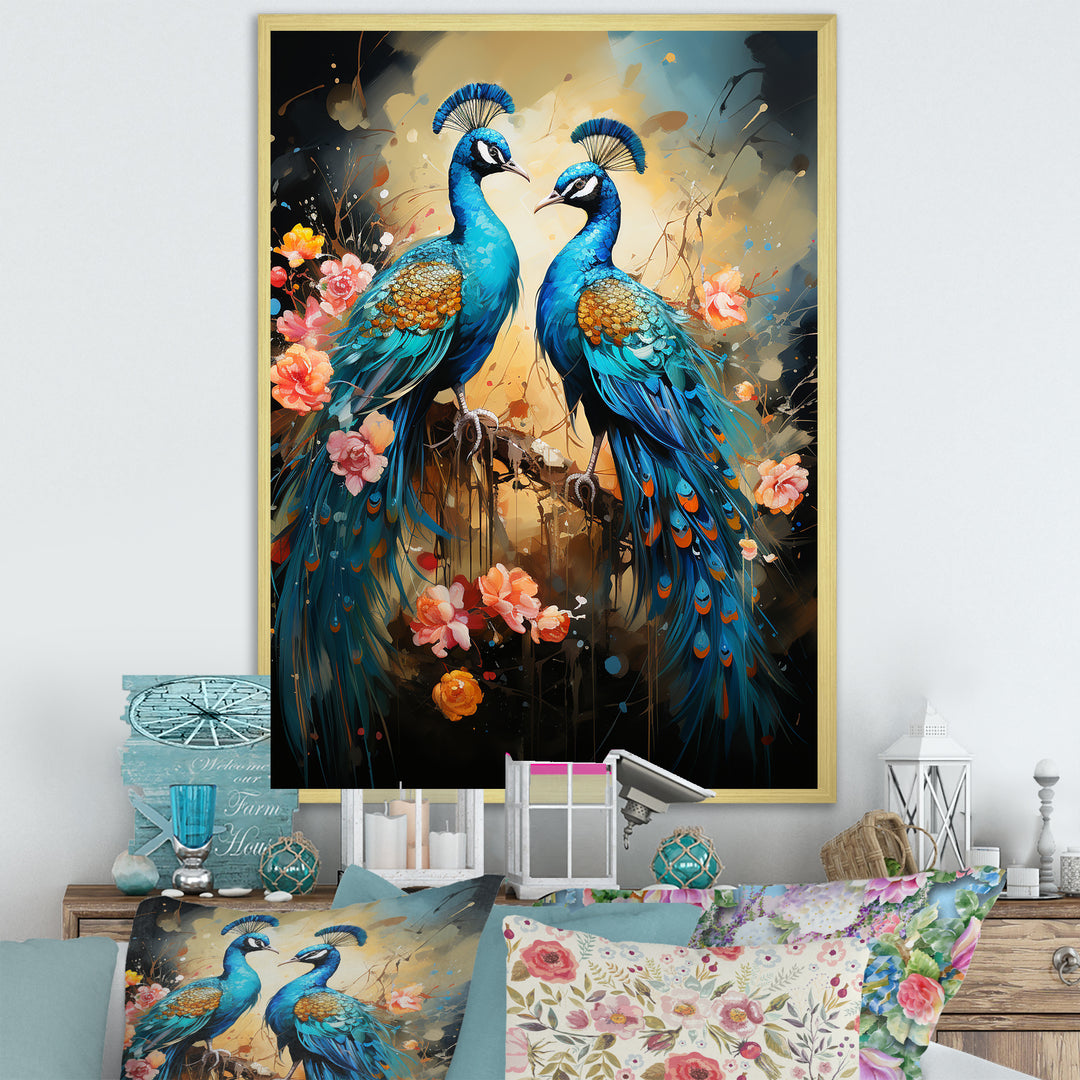 Peacock S Graceful Elegance - Peacock Home Decor Art