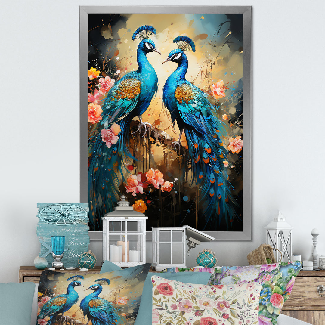 Peacock S Graceful Elegance - Peacock Home Decor Art