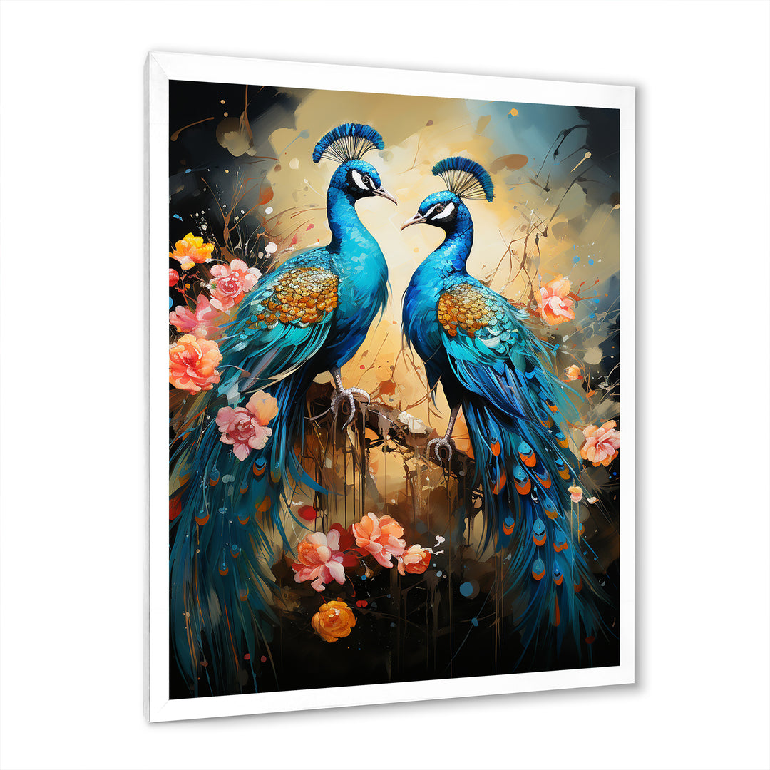Peacock S Graceful Elegance - Peacock Home Decor Art