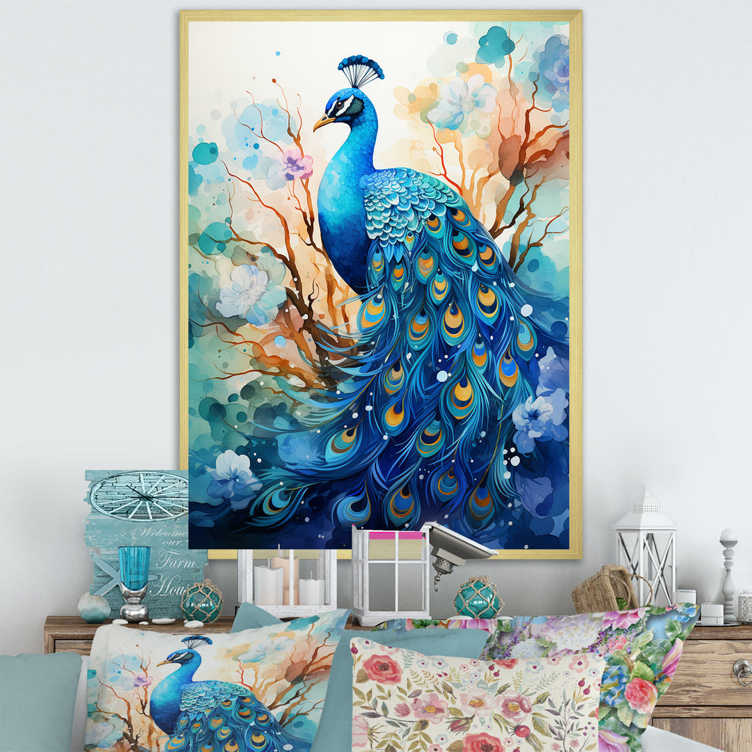 Peacocks Beauty In Every Feather - Peacock Bedroom Wall Art