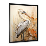 Pelican S Tranquil Perch - Pelican Canvas Wall Art