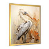 Pelican S Tranquil Perch - Pelican Canvas Wall Art