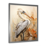 Pelican S Tranquil Perch - Pelican Canvas Wall Art