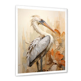 Pelican S Tranquil Perch - Pelican Canvas Wall Art