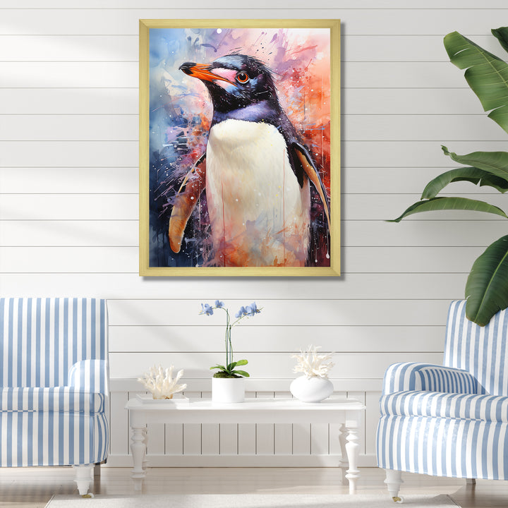 Penguin S Antarctic Elegance - Penguin Wall Art Prints