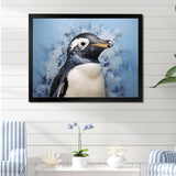 Minimalism Penguin Portrait - Penguin Wall Art Prints