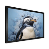 Minimalism Penguin Portrait - Penguin Wall Art Prints