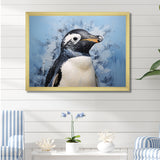 Minimalism Penguin Portrait - Penguin Wall Art Prints