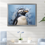 Minimalism Penguin Portrait - Penguin Wall Art Prints