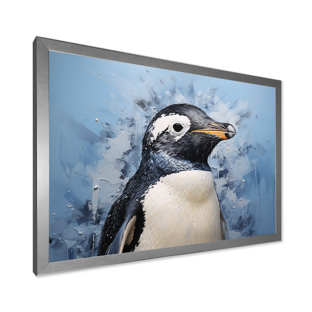 Minimalism Penguin Portrait - Penguin Wall Art Prints