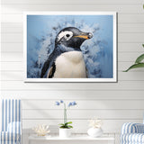 Minimalism Penguin Portrait - Penguin Wall Art Prints