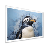 Minimalism Penguin Portrait - Penguin Wall Art Prints