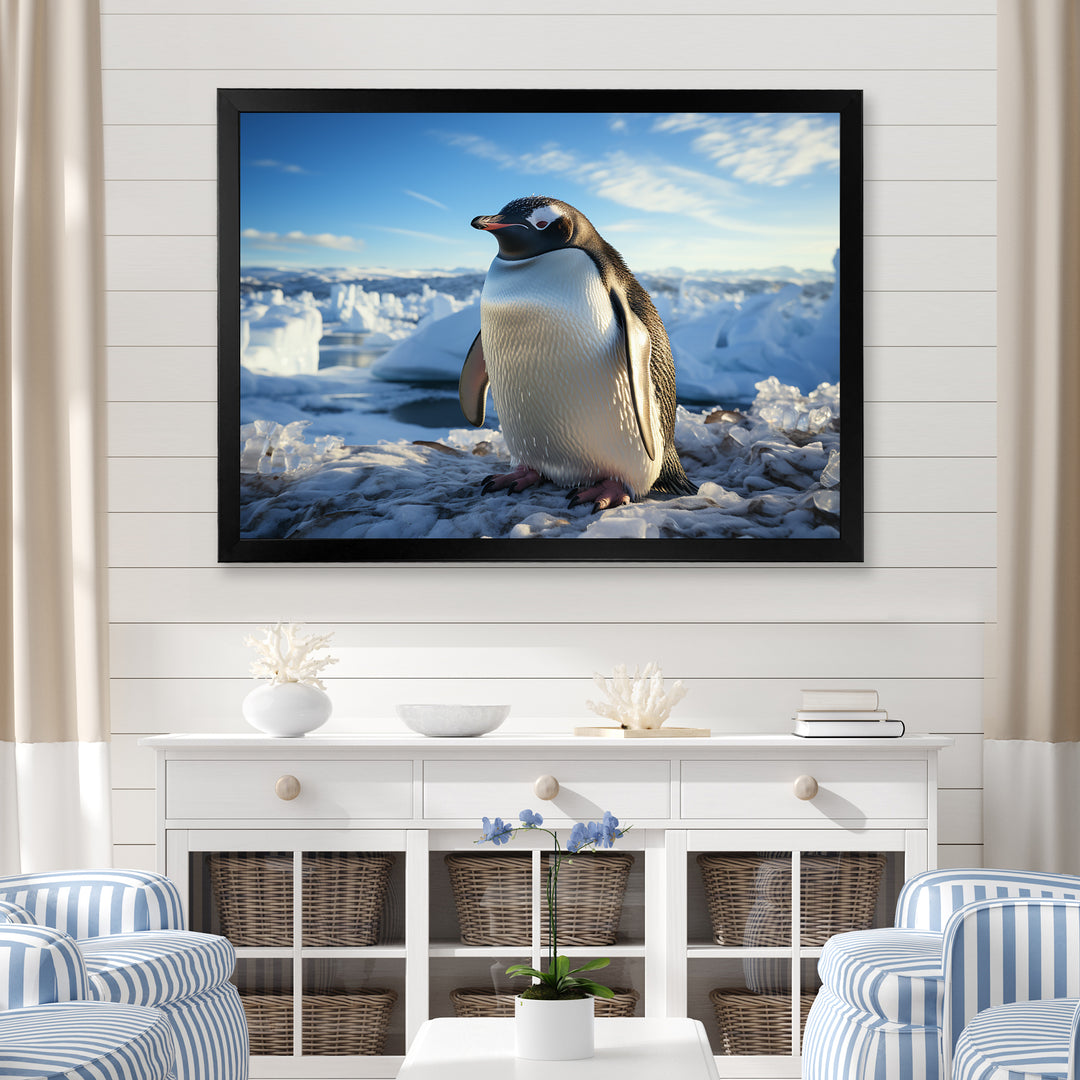 Penguin Waddle Of Elegance - Penguin Wall Art Prints