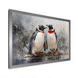 Penguin Dreamscape - Penguin Framed Canvas Art