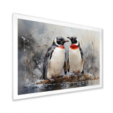 Penguin Dreamscape - Penguin Framed Canvas Art