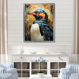 Curious Penguins Snowy Wonders - Penguin Living Room Wall Art