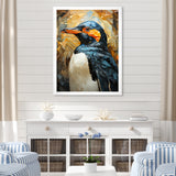 Curious Penguins Snowy Wonders - Penguin Living Room Wall Art