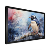 Snowy Penguin Wonders - Penguin Canvas Wall Art