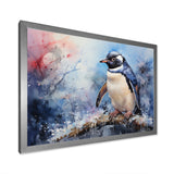 Snowy Penguin Wonders - Penguin Canvas Wall Art