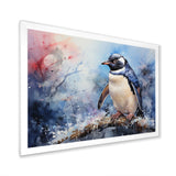 Snowy Penguin Wonders - Penguin Canvas Wall Art