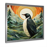 Penguin Forest At Sunset - Penguin Wall Decor