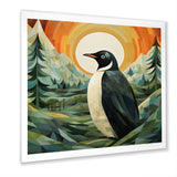 Penguin Forest At Sunset - Penguin Wall Decor