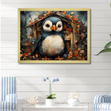 Playful Penguin Playhouse - Penguin Wall Art Prints