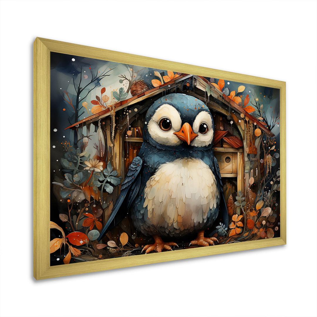 Playful Penguin Playhouse - Penguin Wall Art Prints
