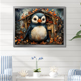 Playful Penguin Playhouse - Penguin Wall Art Prints