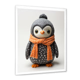 Playful Penguin Toy - Penguin Framed Canvas Art