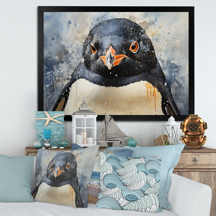 Curious Penguin Portraits - Penguin Home Decor Art