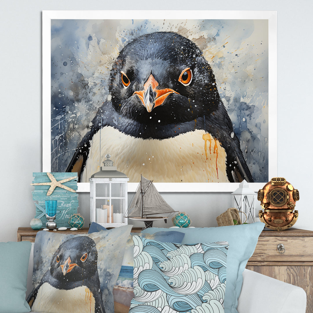 Curious Penguin Portraits - Penguin Home Decor Art