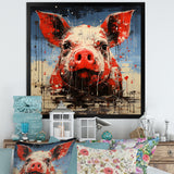 Flamenco Swine - Pig Bedroom Wall Art