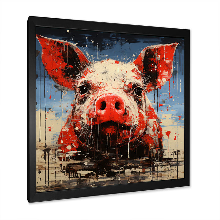 Flamenco Swine - Pig Bedroom Wall Art