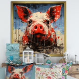 Flamenco Swine - Pig Bedroom Wall Art