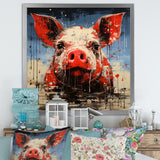 Flamenco Swine - Pig Bedroom Wall Art