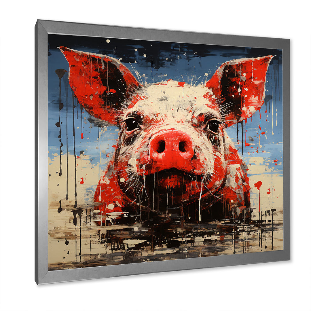 Flamenco Swine - Pig Bedroom Wall Art