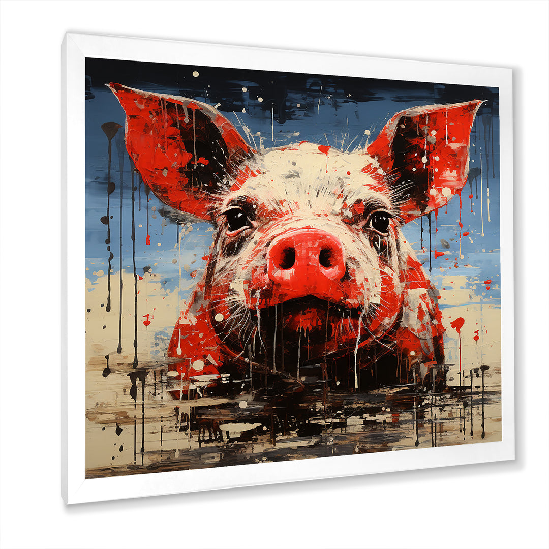 Flamenco Swine - Pig Bedroom Wall Art