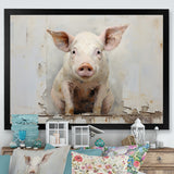 The Art Of Pigs - Pig Canvas Wall Art
