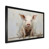 The Art Of Pigs - Pig Canvas Wall Art